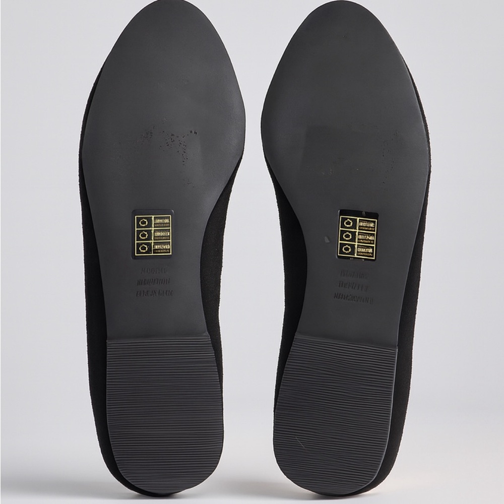Rebecca Allen The Notch ballet flats in black suede - Picture 4 of 5